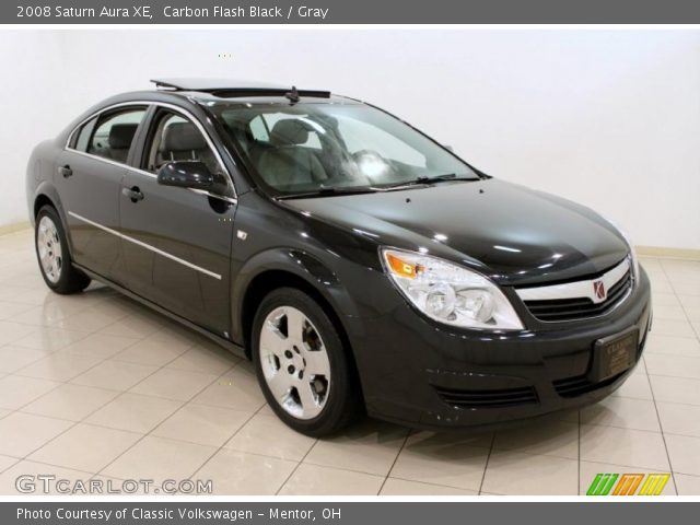 2008 Saturn Aura XE in Carbon Flash Black