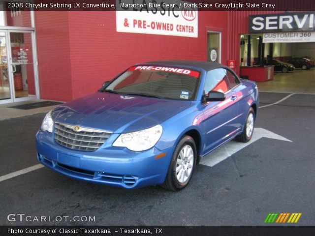 2008 Chrysler Sebring LX Convertible in Marathon Blue Pearl