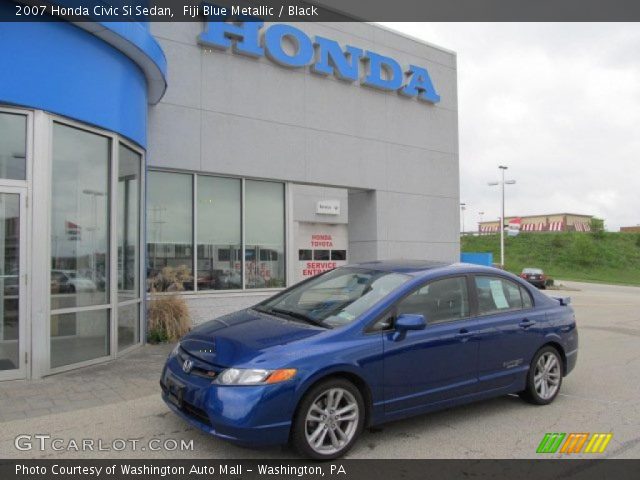 2007 Honda Civic Si Sedan in Fiji Blue Metallic