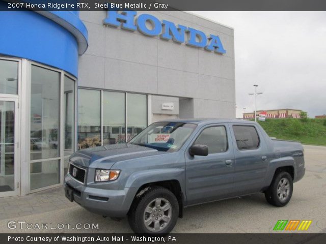 2007 Honda Ridgeline RTX in Steel Blue Metallic
