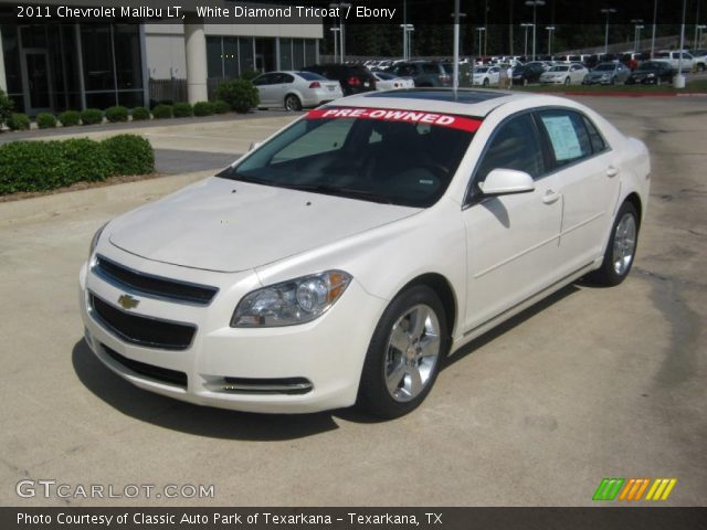 2011 Chevrolet Malibu LT in White Diamond Tricoat