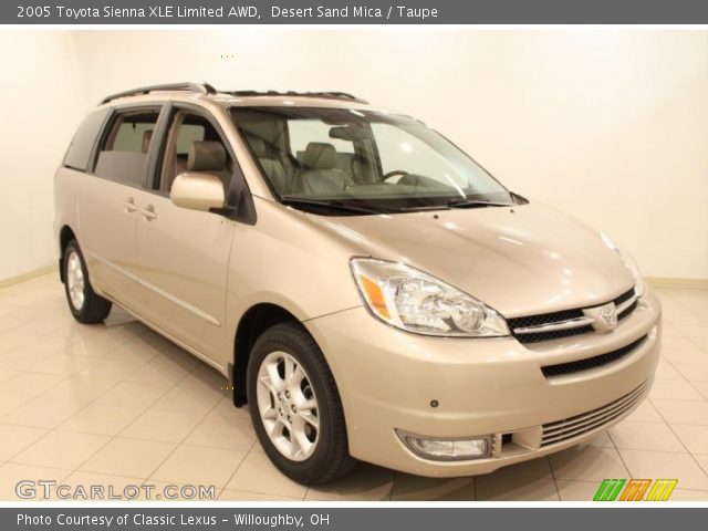 2005 Toyota Sienna XLE Limited AWD in Desert Sand Mica