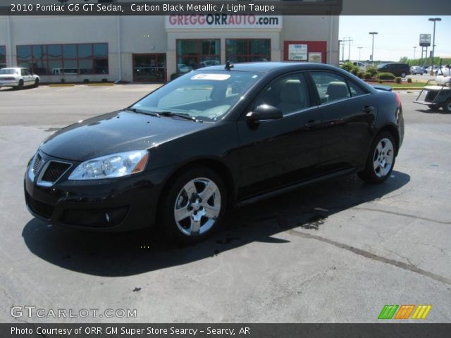 2010 Pontiac G6 GT Sedan in Carbon Black Metallic