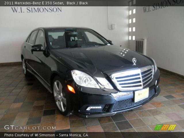 2011 Mercedes-Benz E 350 Sedan in Black