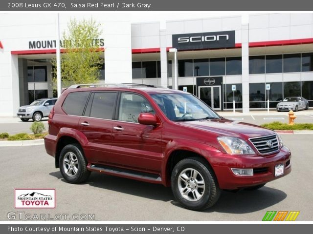 2008 Lexus GX 470 in Salsa Red Pearl
