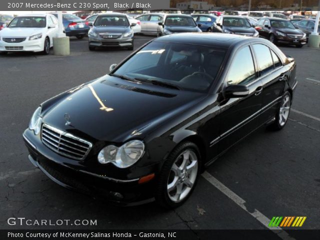 2007 Mercedes-Benz C 230 Sport in Black
