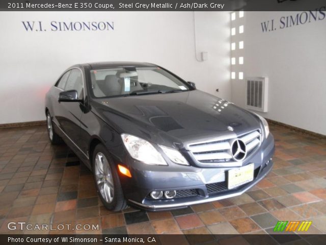 2011 Mercedes-Benz E 350 Coupe in Steel Grey Metallic
