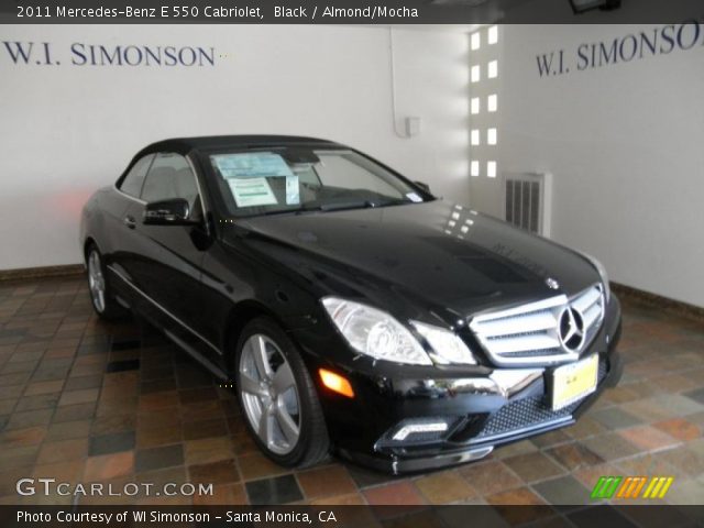 2011 Mercedes-Benz E 550 Cabriolet in Black