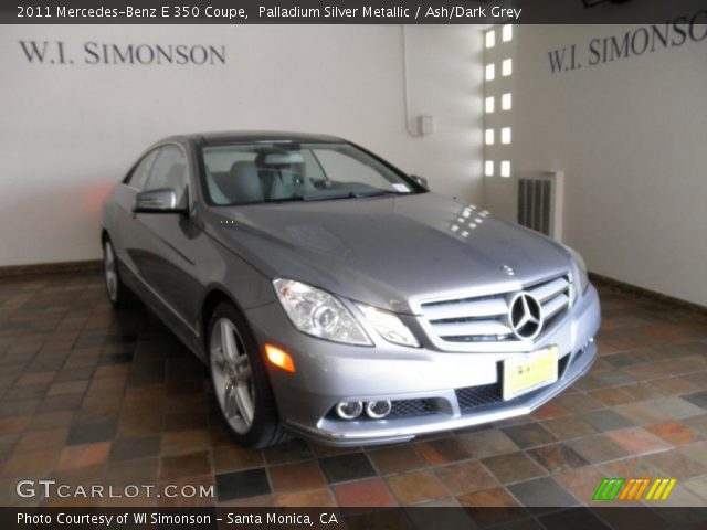 2011 Mercedes-Benz E 350 Coupe in Palladium Silver Metallic