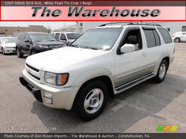 1997 Infiniti QX4 4x4 in White Pearl Tri-Coat