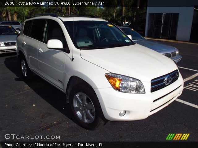 2008 Toyota RAV4 Limited V6 4WD in Super White