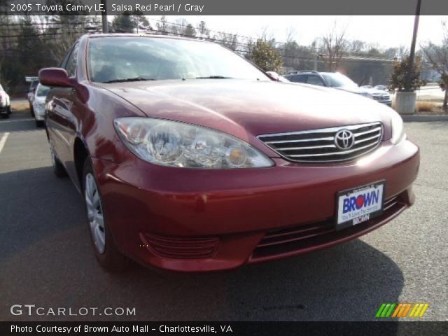 2005 Toyota Camry LE in Salsa Red Pearl