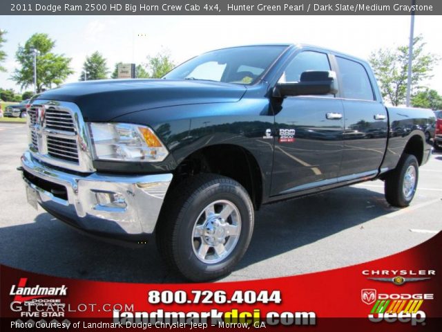 2011 Dodge Ram 2500 HD Big Horn Crew Cab 4x4 in Hunter Green Pearl