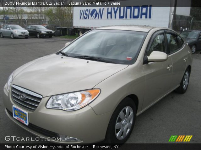 2008 Hyundai Elantra GLS Sedan in Laguna Sand Metallic