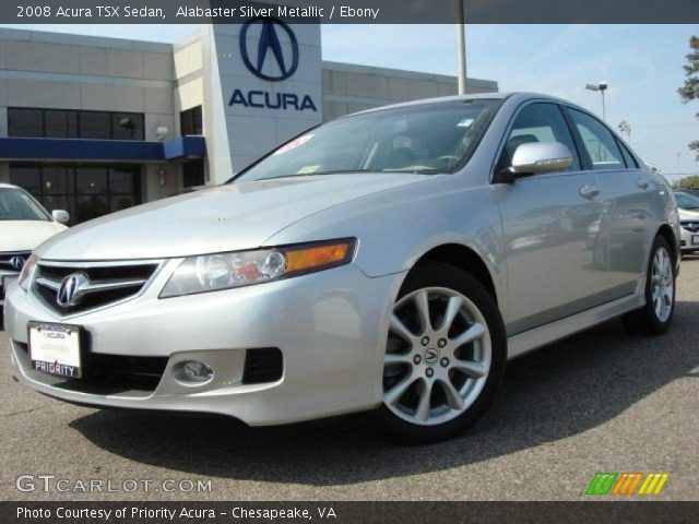 2008 Acura TSX Sedan in Alabaster Silver Metallic