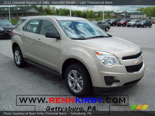 2011 Chevrolet Equinox LS AWD in Gold Mist Metallic