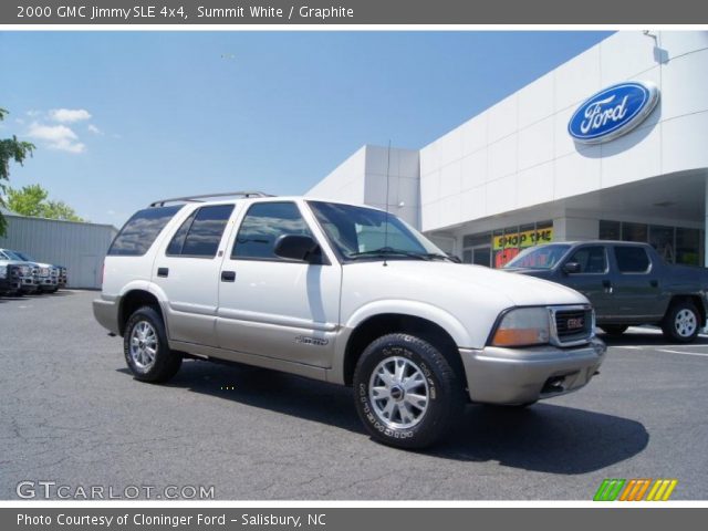 2000 GMC Jimmy SLE 4x4 in Summit White