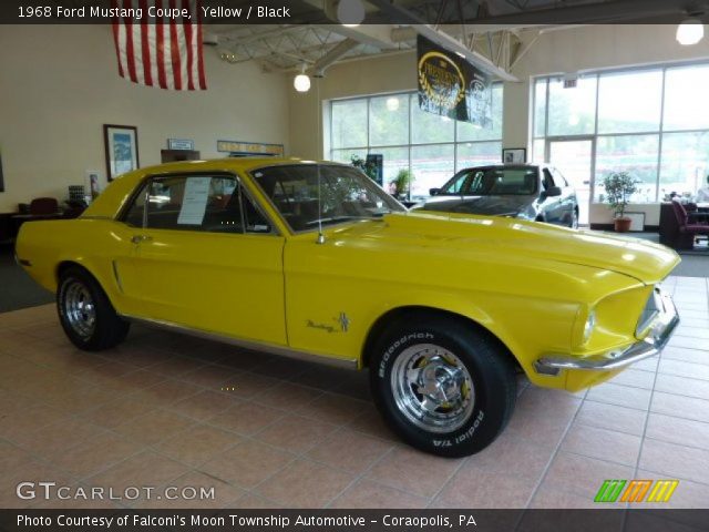 1968 Ford Mustang Coupe in Yellow