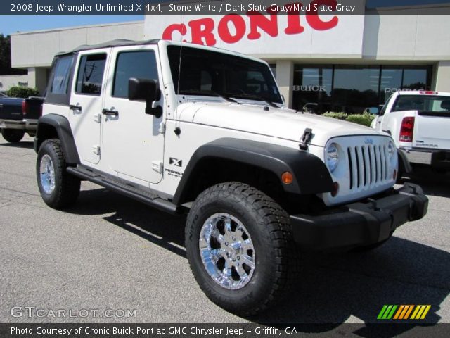 2008 Jeep Wrangler Unlimited X 4x4 in Stone White