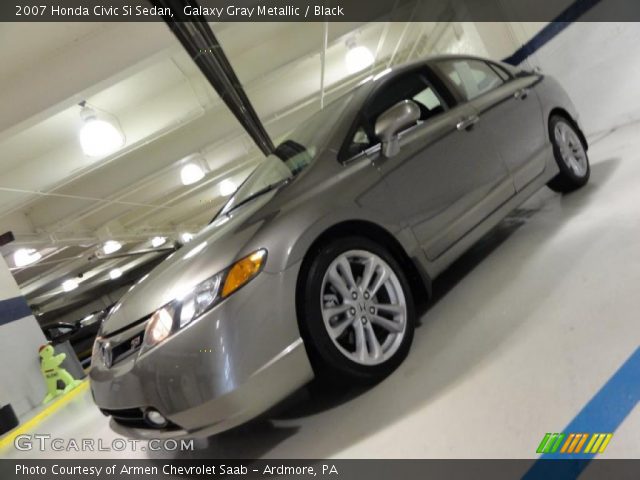 2007 Honda Civic Si Sedan in Galaxy Gray Metallic