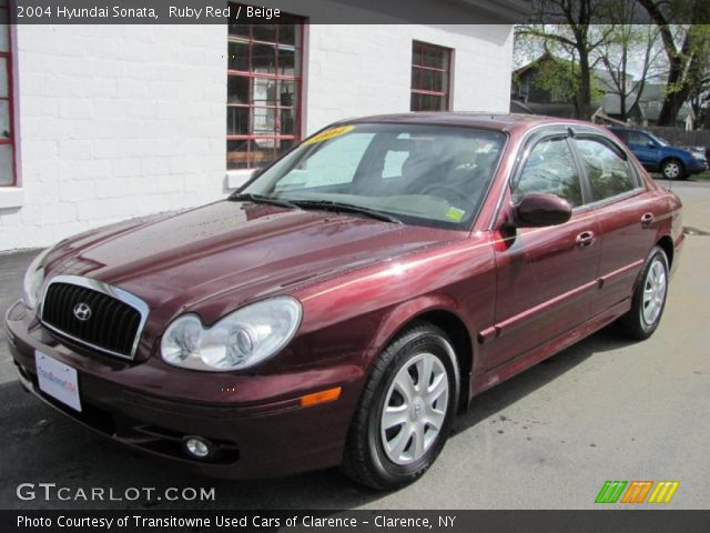 2004 Hyundai Sonata  in Ruby Red