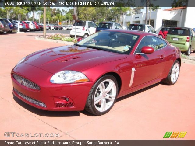 2008 Jaguar XK XKR Coupe in Radiance Red Metallic