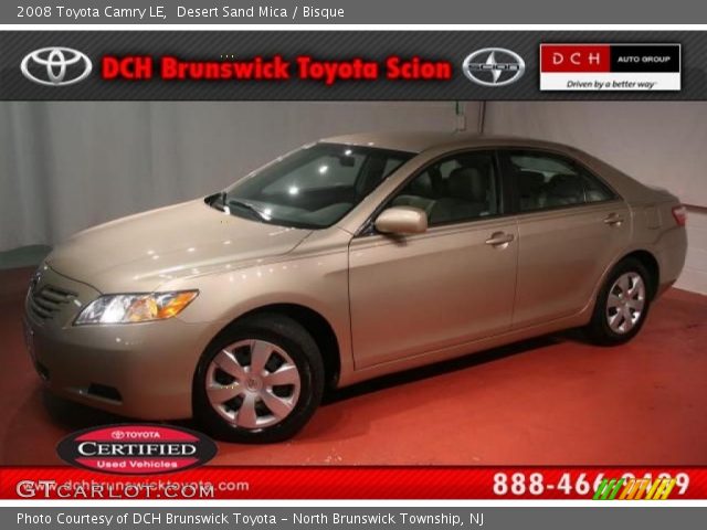 2008 Toyota Camry LE in Desert Sand Mica