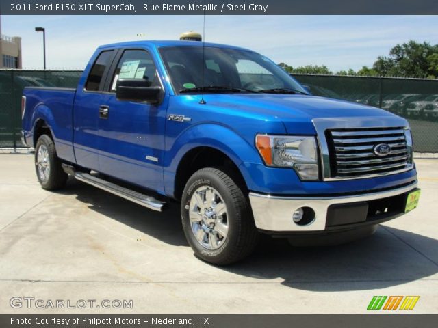2011 Ford F150 XLT SuperCab in Blue Flame Metallic