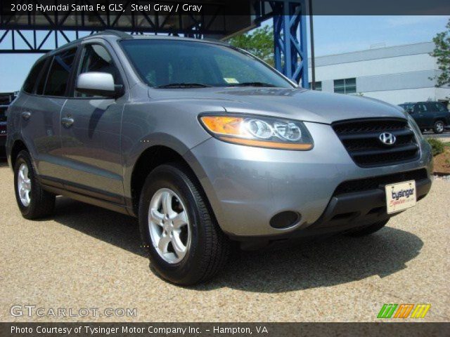 2008 Hyundai Santa Fe GLS in Steel Gray