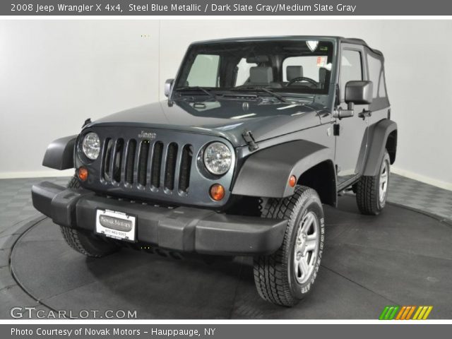 2008 Jeep Wrangler X 4x4 in Steel Blue Metallic