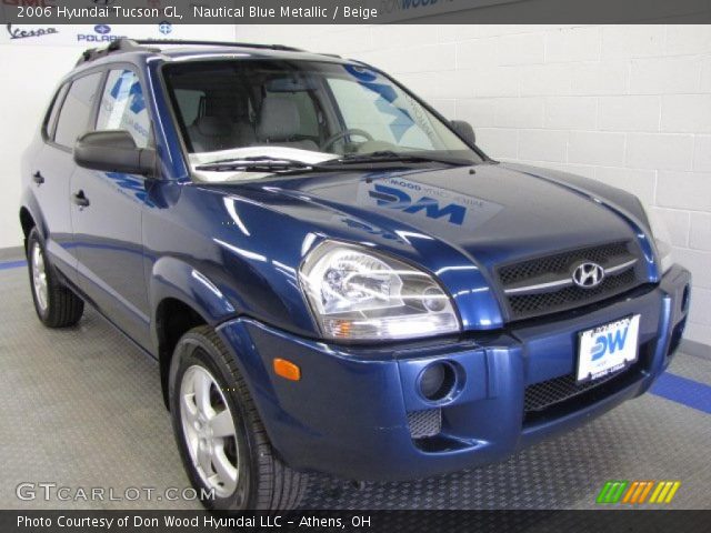 2006 Hyundai Tucson GL in Nautical Blue Metallic