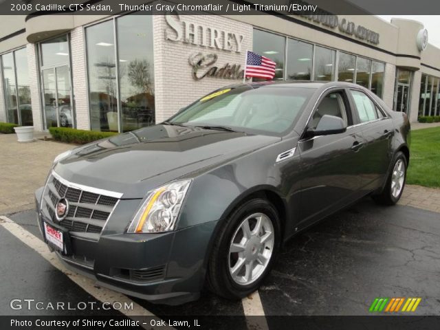 2008 Cadillac CTS Sedan in Thunder Gray Chromaflair