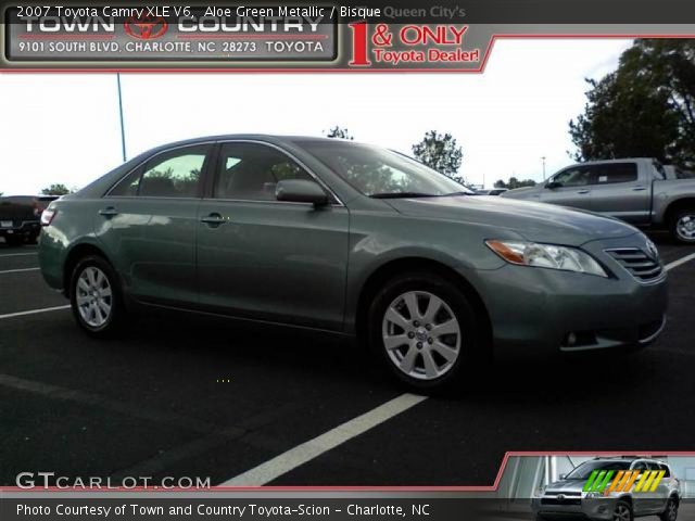 2007 Toyota Camry XLE V6 in Aloe Green Metallic