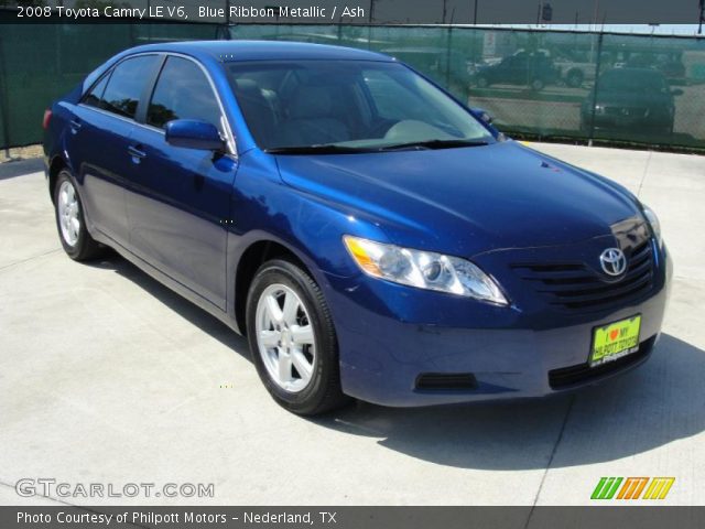 2008 Toyota Camry LE V6 in Blue Ribbon Metallic