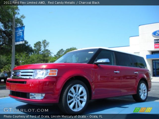 2011 Ford Flex Limited AWD in Red Candy Metallic