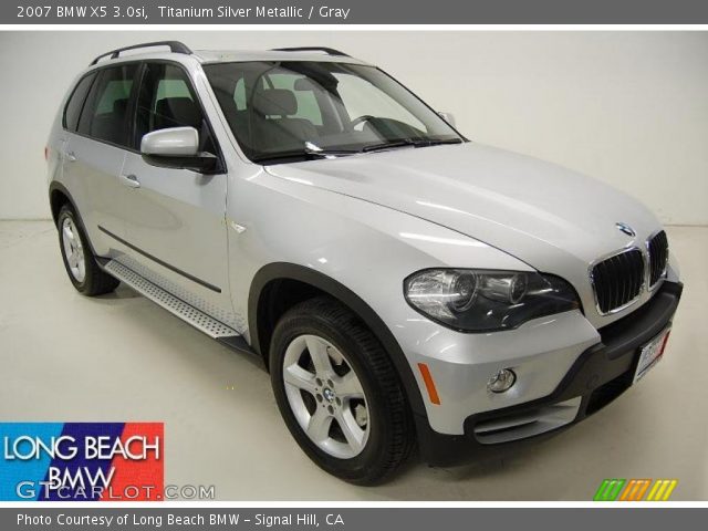 2007 BMW X5 3.0si in Titanium Silver Metallic