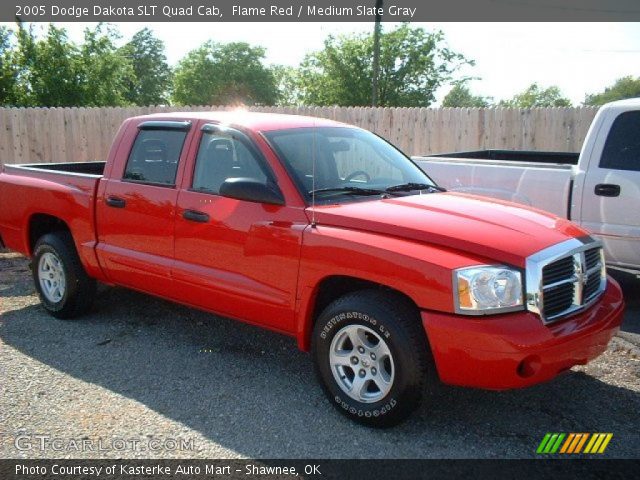 2005 Dodge Dakota SLT Quad Cab in Flame Red