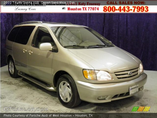 2001 Toyota Sienna XLE in Desert Sand Mica