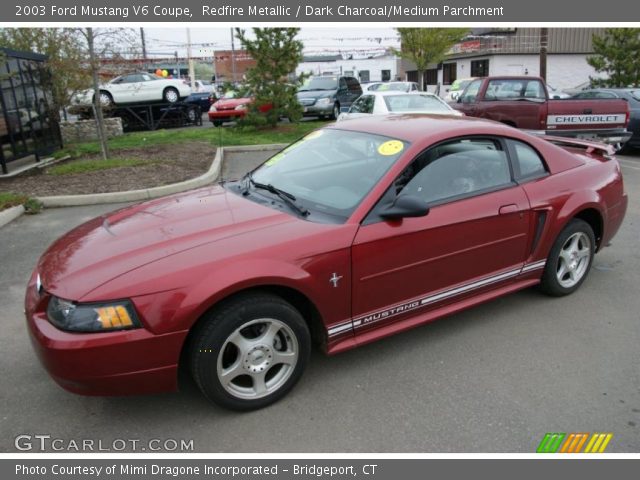 2003 Ford Mustang V6 Coupe in Redfire Metallic
