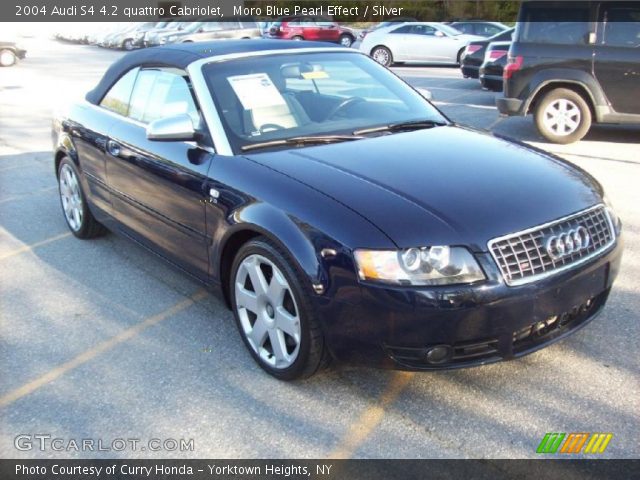 2004 Audi S4 4.2 quattro Cabriolet in Moro Blue Pearl Effect