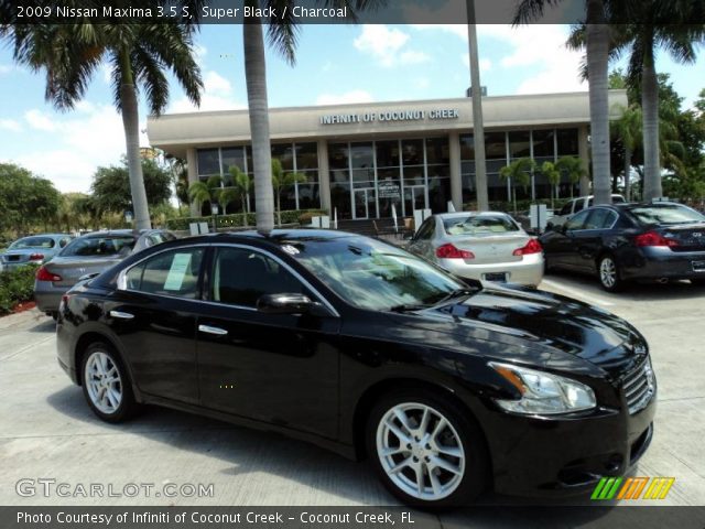 2009 Nissan Maxima 3.5 S in Super Black