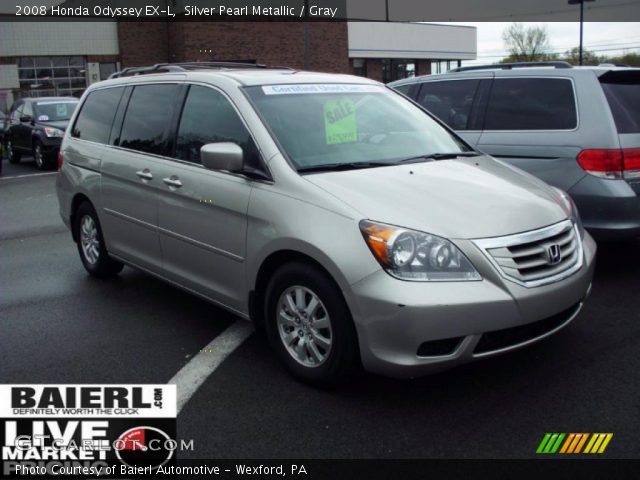 2008 Honda Odyssey EX-L in Silver Pearl Metallic