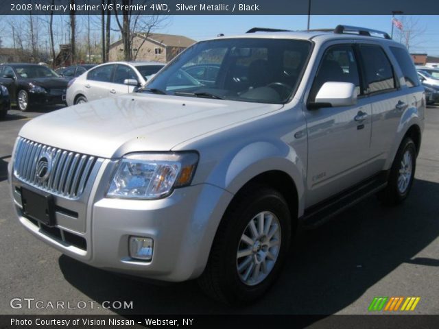 2008 Mercury Mariner V6 Premier 4WD in Silver Metallic