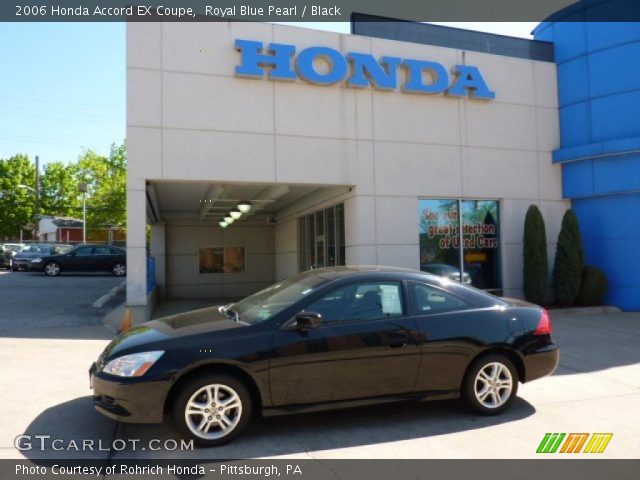 2006 Honda Accord EX Coupe in Royal Blue Pearl