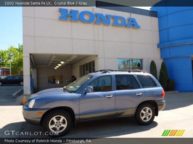 2002 Hyundai Santa Fe LX in Crystal Blue