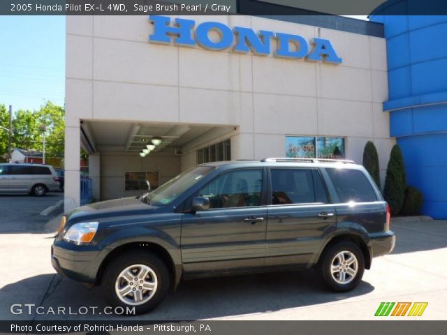 2005 Honda Pilot EX-L 4WD in Sage Brush Pearl