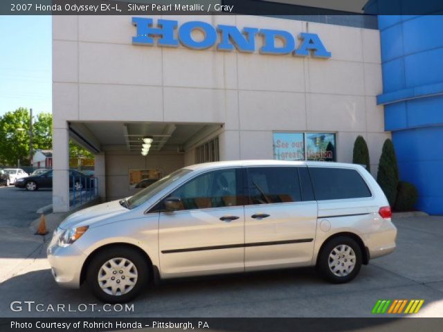 2007 Honda Odyssey EX-L in Silver Pearl Metallic