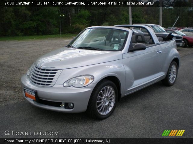 2008 Chrysler PT Cruiser Touring Convertible in Silver Steel Metallic