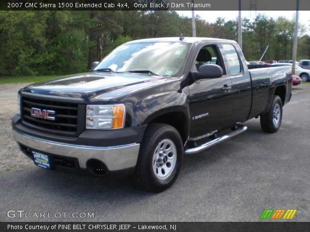 2007 GMC Sierra 1500 Extended Cab 4x4 in Onyx Black