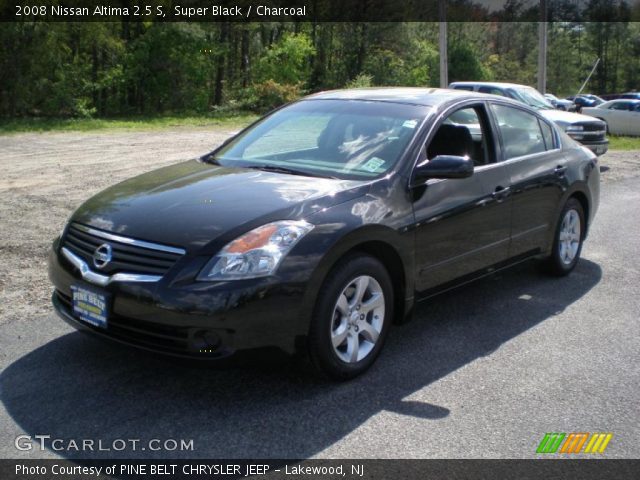 2008 Nissan Altima 2.5 S in Super Black